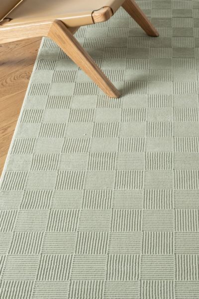 Revival Willow Washable Rug In Sage At Urban Outfitters
