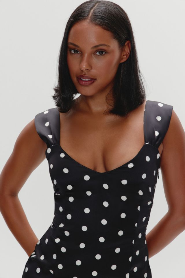 Frankies Bikinis Aurabelle Domino Sateen Mini Dress #3