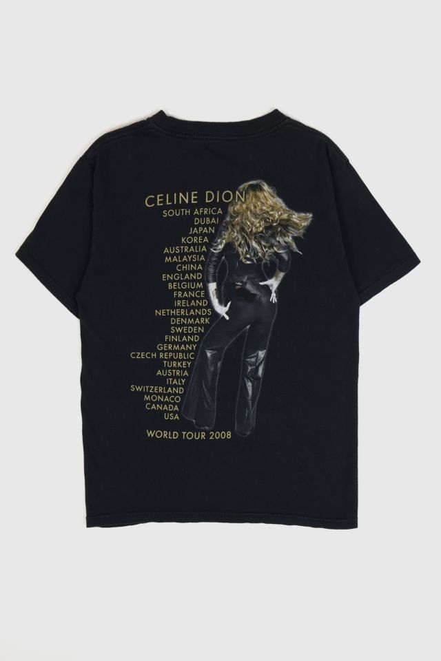 Vintage Celine Dion 2008 World Tour Tee #1