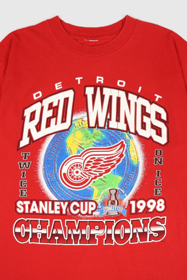 Vintage Detroit Red Wings 1998 Stanley Cup Champions Tee #1