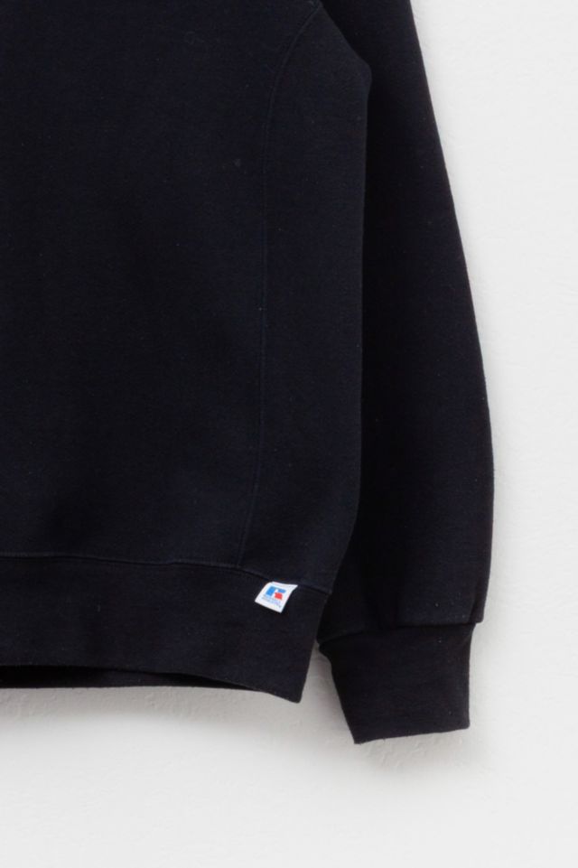 Vintage Y2K Russell Athletic Reverse Weave Black Crewneck Sweatshirt #1
