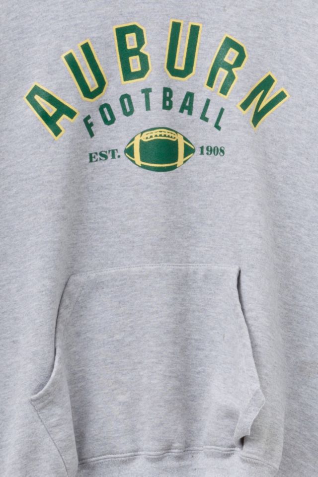 Vintage Y2K Russell Athletic Distressed Football Spell Out Hoodie Sweatshirt #1