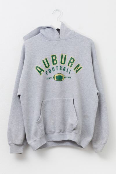 Vintage Y2K Russell Athletic Distressed Football Spell Out Hoodie Sweatshirt