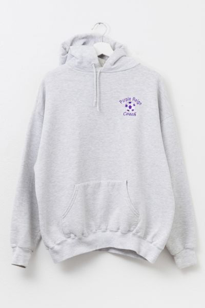Vintage 1990s Distressed Soccer Ball Graphic Embroidered Hoodie Sweatshirt