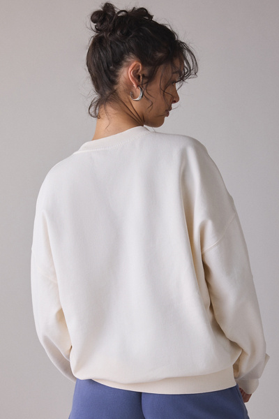 P.E Nation Crest Graphic Crew Neck Sweatshirt