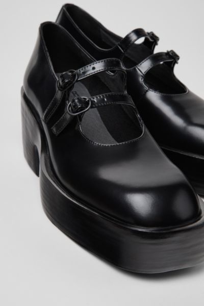 Camper Billie Buckle-strap Pumps In Black