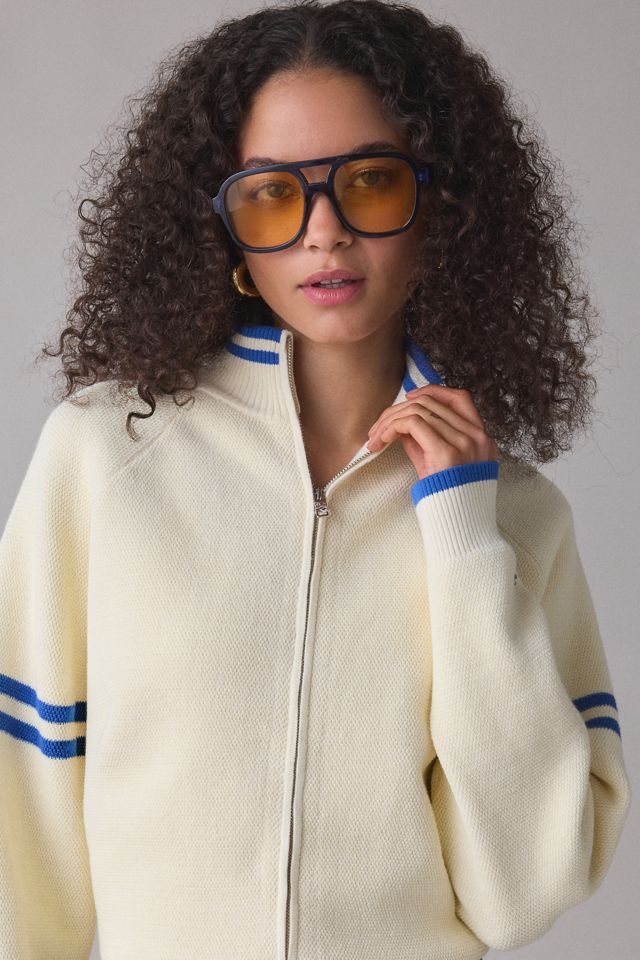 P.E Nation Odyssey Waffle Knit Zip-Up Cardigan #2