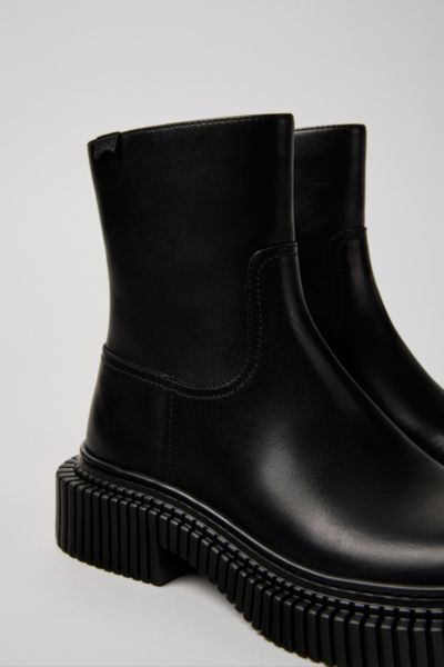 Camper Zip-fastening Boots In Black