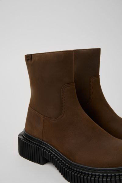 Camper Zip-fastening Boots In Brown