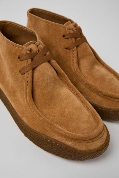Camper Peu Terreno Suede Lace-up Boots In Brown