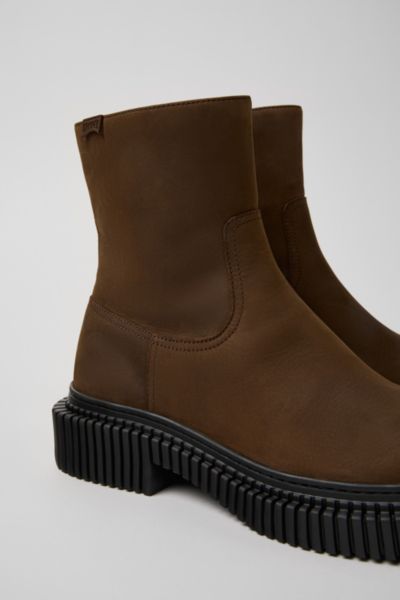 Camper Pix Berlin Zip-detail Platform Boots In Multi