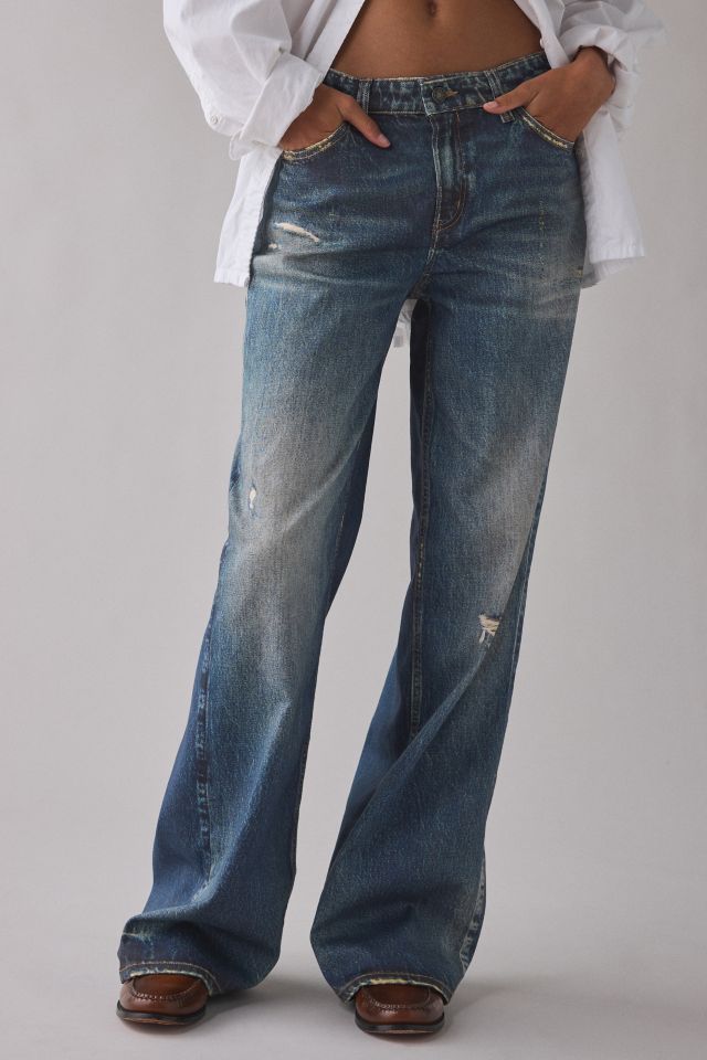 Jean à jambe large taille moyenne G11 GUESS JEANS #1