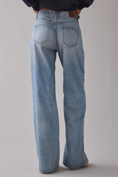GUESS JEANS G11 Mid-Rise Wide Leg Jean