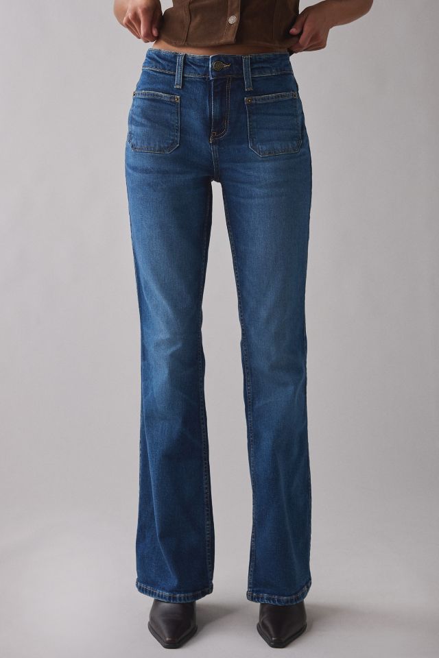 GUESS JEANS G09 Patch Pocket Mid-Rise Bootcut Jean #1