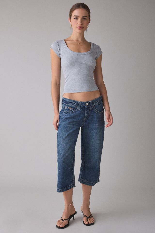 BDG Off-Duty Ribbed Scoop Neck Short Sleeve Tee #4
