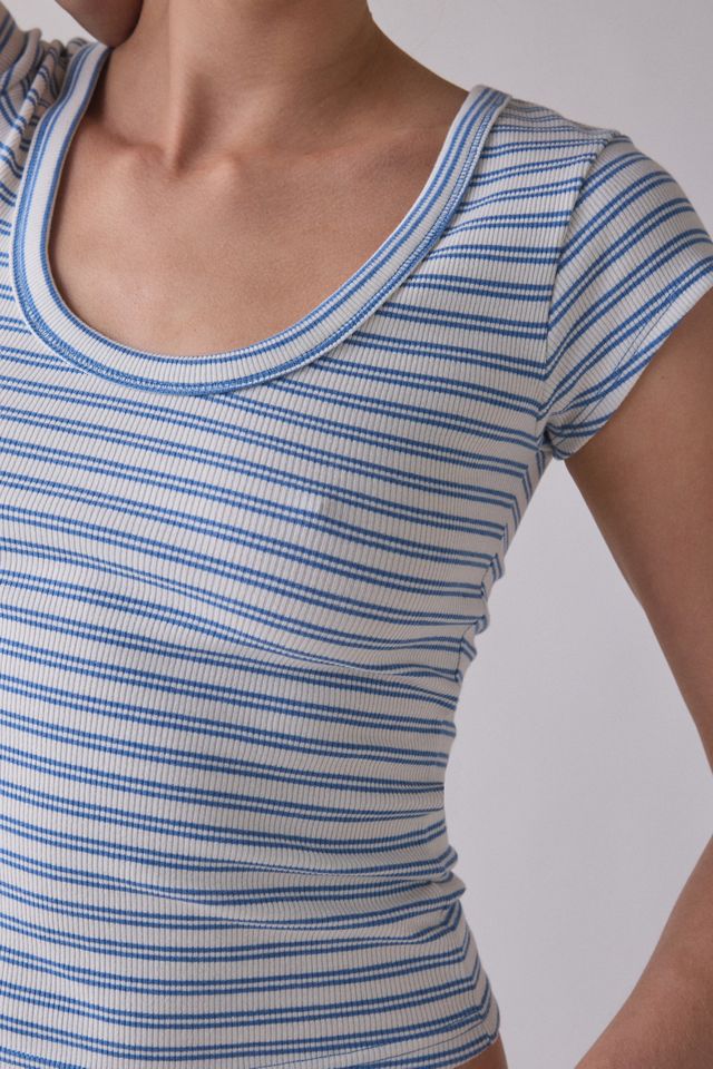 BDG Off-Duty Ribbed Scoop Neck Short Sleeve Tee #2