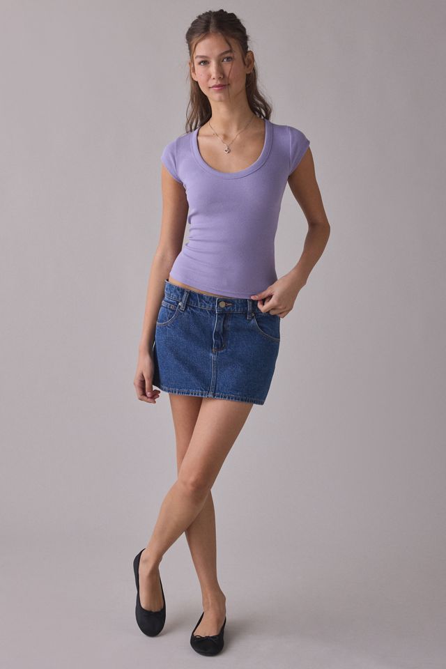 BDG Off-Duty Ribbed Scoop Neck Short Sleeve Tee #2