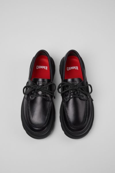 Camper Brutus+ Leather Boat Shoe