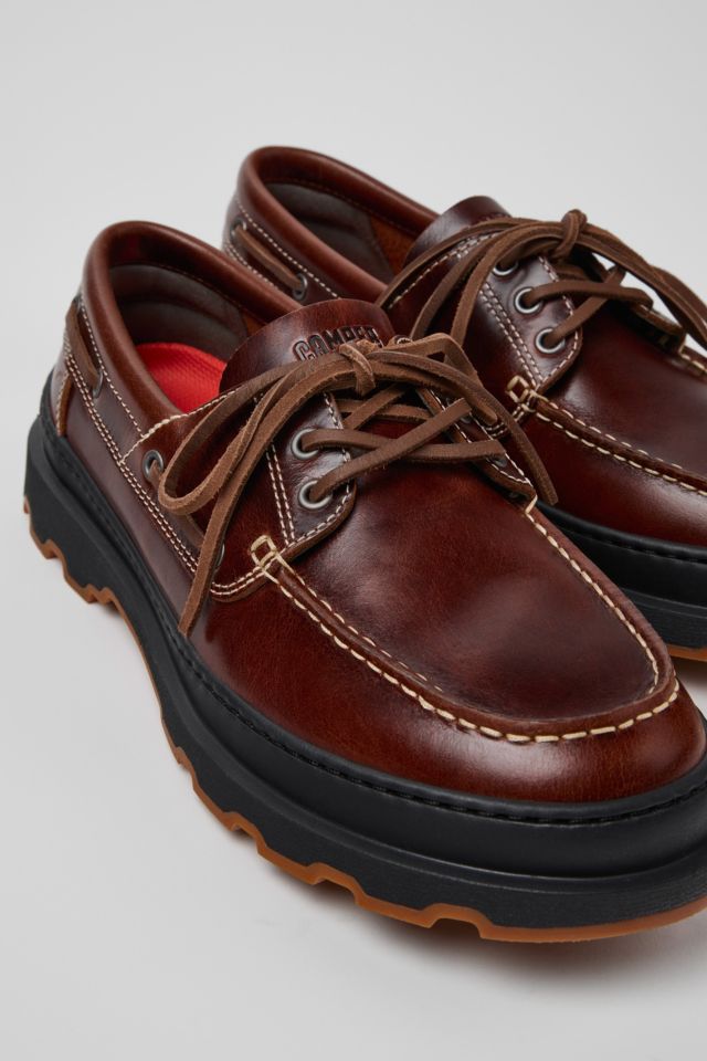 Camper Brutus+ Leather Boat Shoe #1