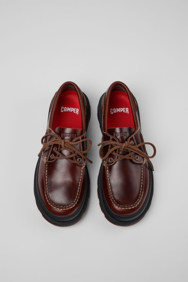 Camper Brutus+ Leather Boat Shoe #3