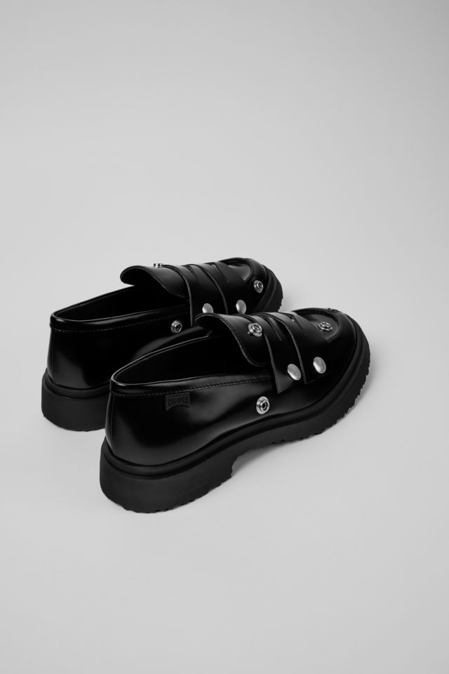 Camper Twins Leather Studded Loafer #3