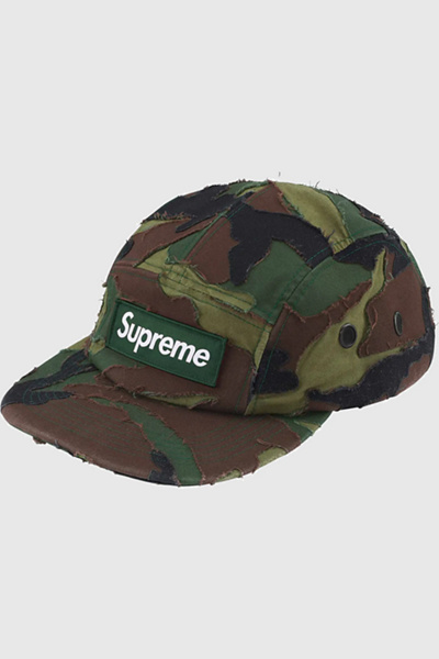 Supreme Layered Camo Camp Cap In Green, Women's At Urban Outfitters