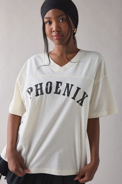 Phoenix Band Graphic Oversized Jersey Tee
