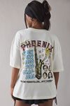 Phoenix Band Graphic Oversized Jersey Tee
