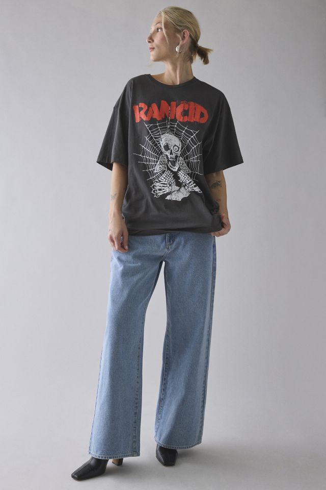 Rancid Skull Graphic Oversized Tee #2