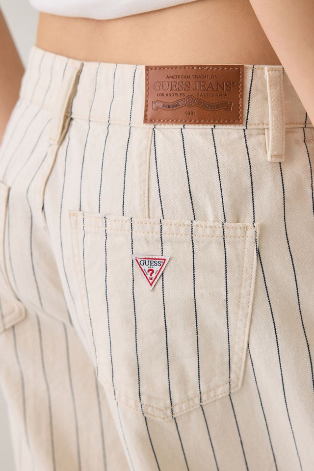 GUESS JEANS Pleated Bermuda Denim Shorts #3