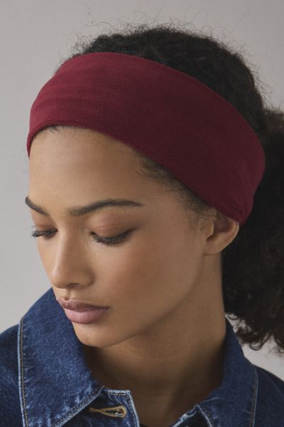 Urban Outfitters Sophie Headwrap Soft Headband In Maroon, Women's At  In Red