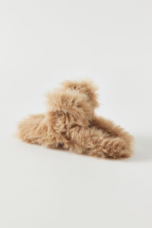 Zoe Cozy Faux Fur Claw Clip #1