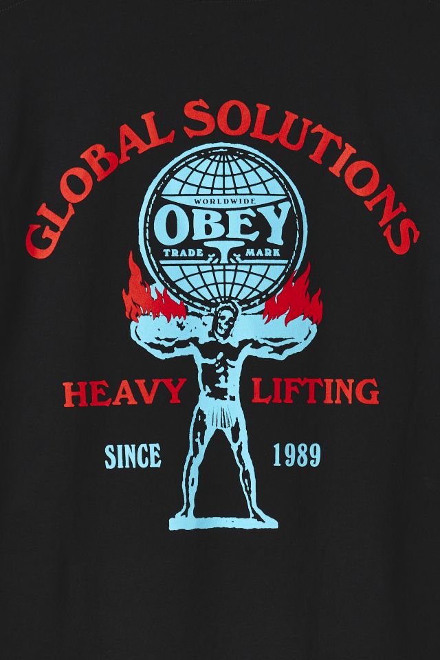 OBEY Heavy Lifting Graphic Tee #2