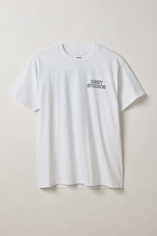 OBEY Studios Statue Graphic Tee #1