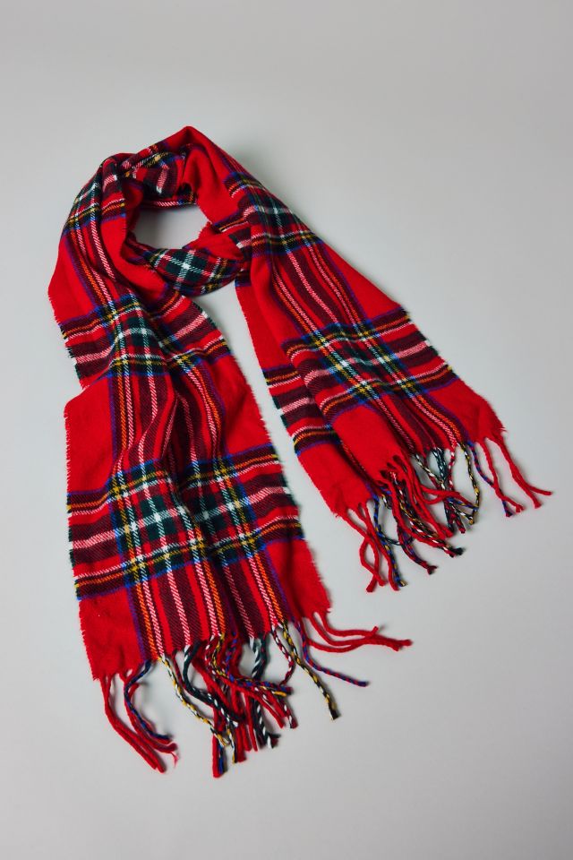 Foulard à Carreaux Vintage By UO avec Franges #2