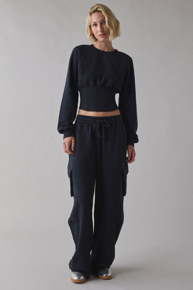 Out From Under Day-To-Day Fleece Cropped Pullover #3