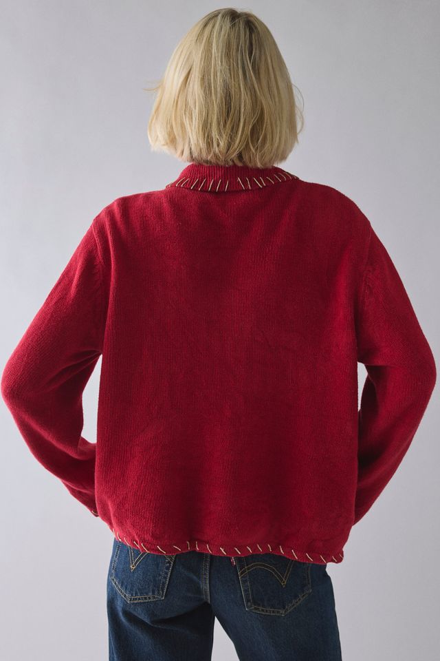 Vintage By UO Christmas Cardigan Sweater #4