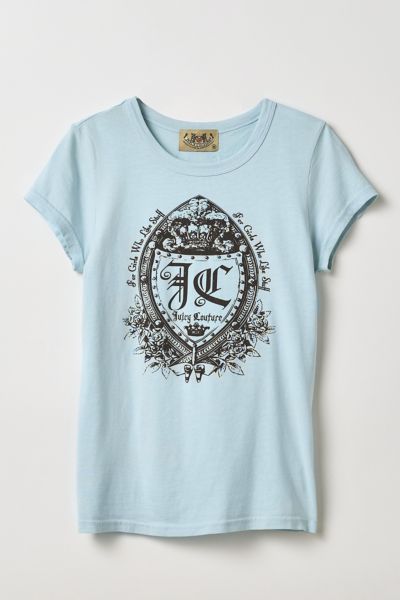 Vintage By Thrift Like A Girl Juicy Couture Crest Graphic Tee