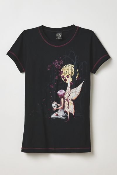 Vintage By Thrift Like A Girl Woodland Fairy Graphic Tee