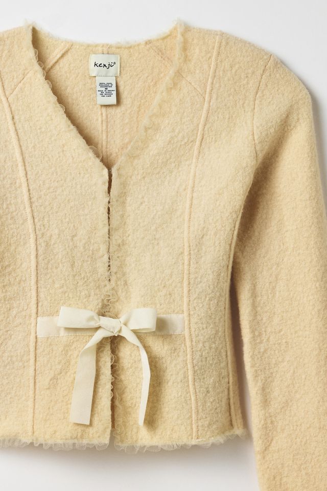 Vintage By Thrift Like A Girl Tie-Front Lady Jacket #1