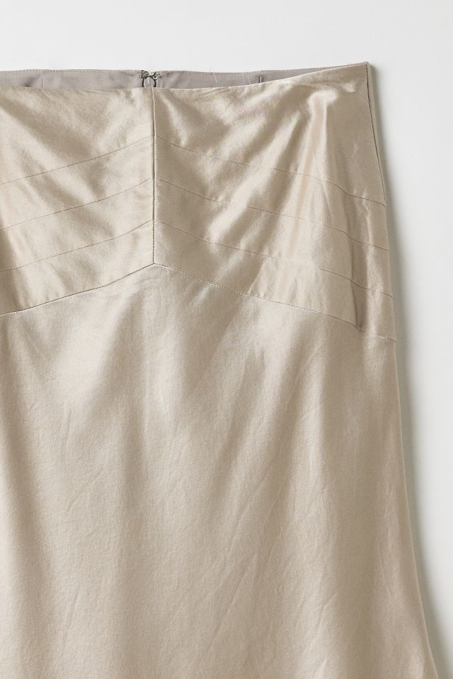 Vintage By Thrift Like A Girl Silk Slip Skirt #1