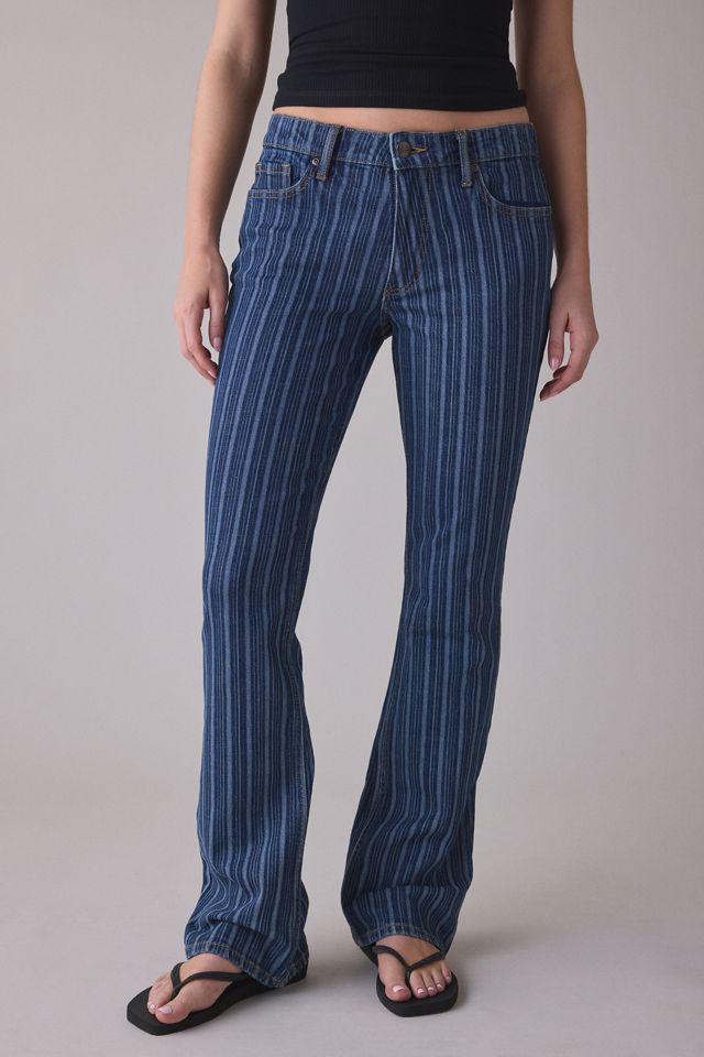 Lee Sonic Speed Stripe Mid-Rise Bootcut Jeans | Urban Outfitters