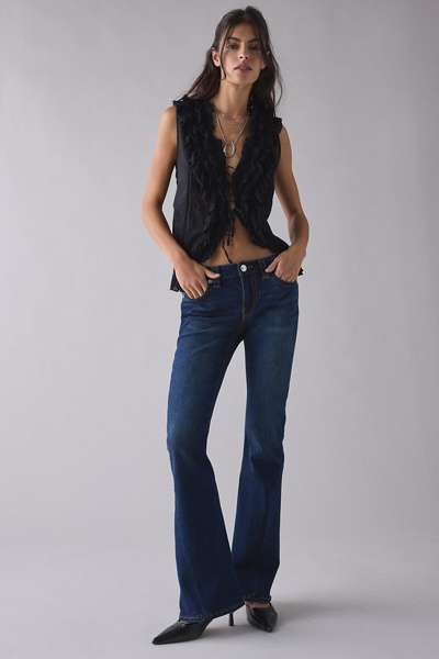 True Religion Joey Big T Mid-Rise Flap Flare Jean | Urban