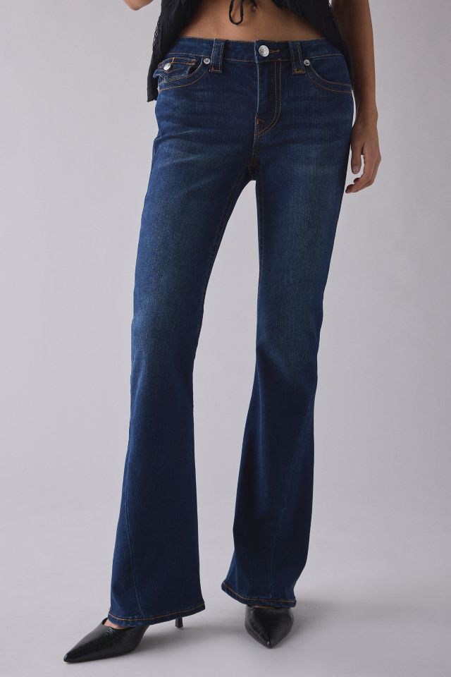 True Religion Joey Big T Mid-Rise Flap Flare Jean #1