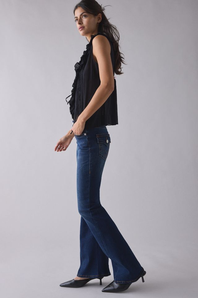 True Religion Joey Big T Mid-Rise Flap Flare Jean #2