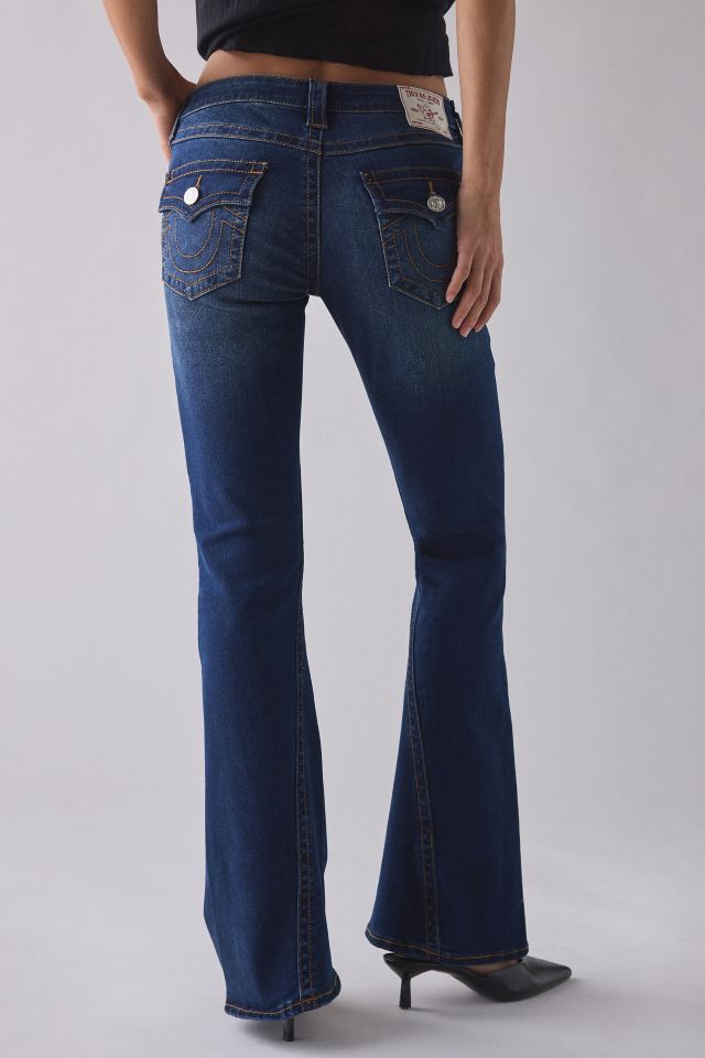 True Religion Joey Big T Mid-Rise Flap Flare Jean #3