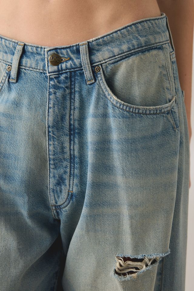 Lee Button-Fly Crop High-Rise Loose Jean #1