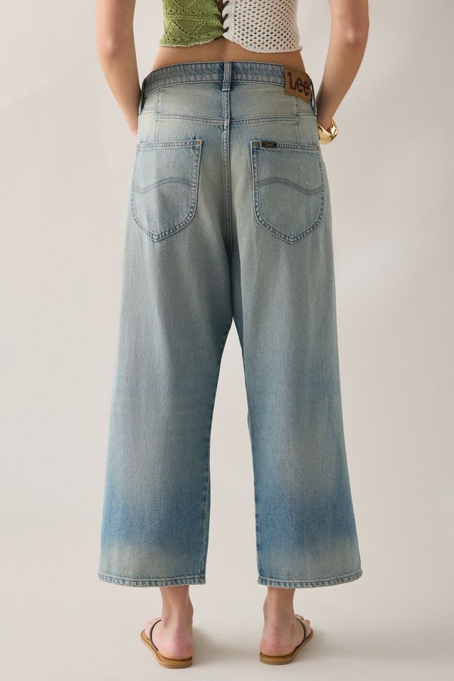Lee Button-Fly Crop High-Rise Loose Jean #3