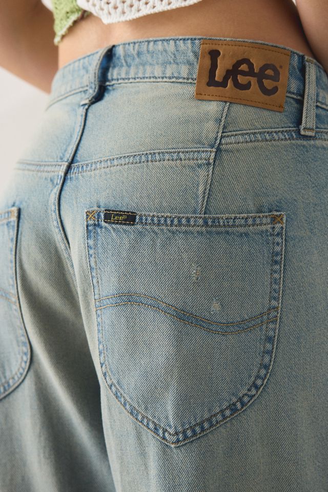 Lee Button-Fly Crop High-Rise Loose Jean #4