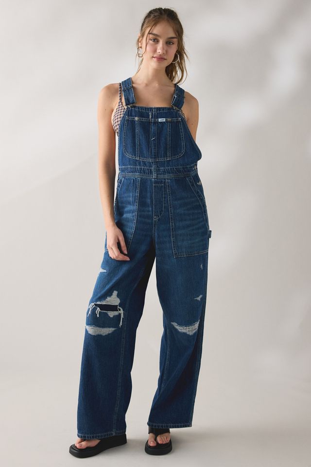 Lee Relaxed Straight Bib Denim Overalls #4